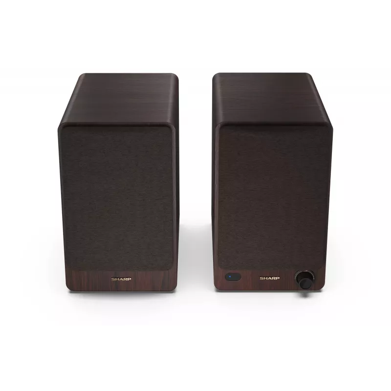Sharp BOOKSHELF SPEAKERS 2-ceļu brūni vadu un bezvadu 60 W