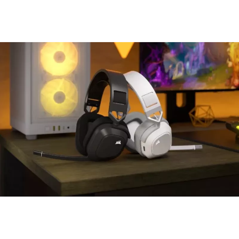 CORSAIR spēļu austiņas Hs80 Max - bezvadu - tērauda pelēkas