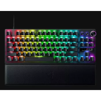 Razer Huntsman V3 Pro Tenkeyless tastatūra optiskie slēdži RGB melna