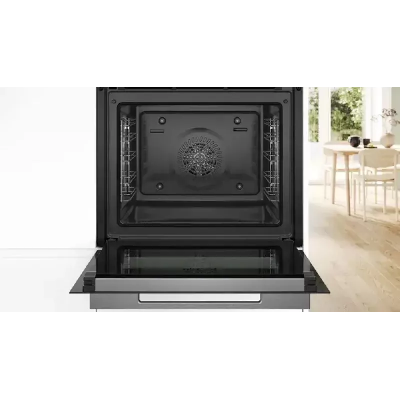Iebūvējamā cepeškrāsns Bosch HBG7721W1S, elektriska, pirolīze