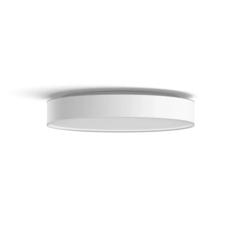 Philips Hue balta ambience Enrave lielais griestu gaismeklis, Viedais griestu gaismeklis, Bluetooth, Balta, LED, Metāls, Nenomaināmas spuldzes