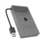 ICY BOX IB-AC603b-U3 HDD/SSD korpuss Antracīts, Melns 2.5 collas