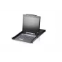 ATEN CL1308N-ATA-AU konsoles statīvs 48,3 cm (19 collas) Melns 1U
