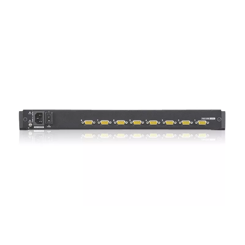 ATEN CL1308N-ATA-AU konsoles statīvs 48,3 cm (19 collas) Melns 1U