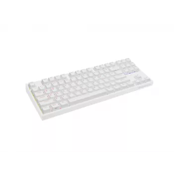 GENESIS Thor 404 TKL tastatūra Gaming USB QWERTY US International White