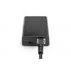DIGITUS Gigabit PoE+ sadalītājs, 10/100/1000 Mbps, 24 W ieeja: 802.3at PoE, izeja: 5V/2A, 9V/2A, 12V/2A, plastmasas korpuss, melns