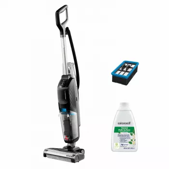Bissell CrossWave HF2 Select Stick putekļsūcējs AC Slapjā&sausā Bezputekļu maisa 0 L 340 W Melns, Zils, Pelēks