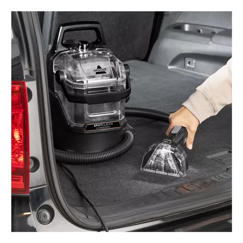 Bissell SpotClean Hydrosteam Pro cilindra tvaika tīrītājs 1.9 L 1000 W Melns, Varš, Caurspīdīgs