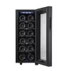 Termoelektriskais vīna dzesētājs Adler AD 8083 — 12 pudeles, brīvi stāvošs, melns, 33 L, 12–18 °C