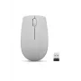 Bezvadu Lenovo Compact pele Arctic pelēka — piemērota abām rokām, RF bezvadu, 1000 DPI, 3 pogas, ar baterijām
