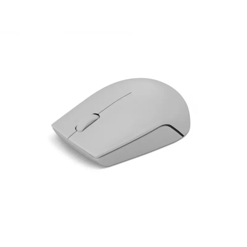 Bezvadu Lenovo Compact pele Arctic Grey — piemērota abām rokām, RF bezvadu, 1000 DPI, 3 pogas, ar baterijām