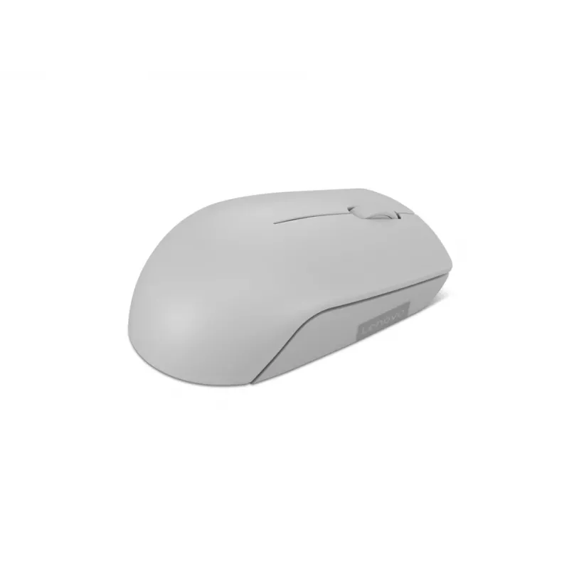 Bezvadu Lenovo Compact pele Arctic Grey — piemērota abām rokām, RF bezvadu, 1000 DPI, 3 pogas, ar baterijām