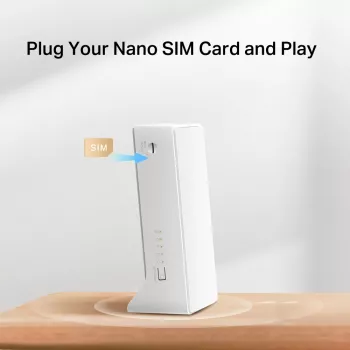 MERCUSYS Mb110-4g bezvadu maršrutētājs Ethernet vienas joslas (2,4 GHz) - balts