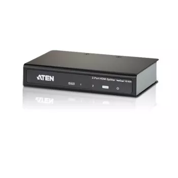 ATEN 2 portu HDMI audio/video sadalītājs 4Kx2K, HDMI, 2x HDMI, 4096 x 2160 pikseļi, Melns, Metāls, 4K Ultra HD