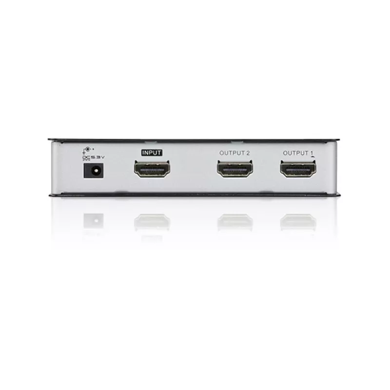 ATEN 2 portu HDMI audio/video sadalītājs 4Kx2K, HDMI, 2x HDMI, 4096 x 2160 pikseļi, Melns, Metāls, 4K Ultra HD