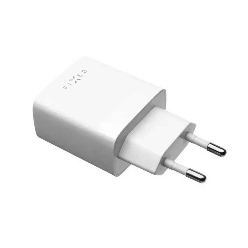 Mobilo ierīču lādētājs FIXED FIXC17N-2U-WH Maiņstrāva Ātrā uzlāde Viedtālrunis Planšetdators Balts