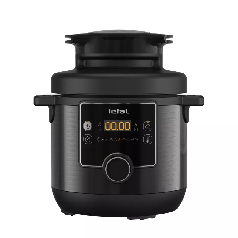 Multivāres-tvaicētājs Tefal Turbo Cuisine & Fry CY7788 — 7,6 l, 1200 W, 15 programmas, melns