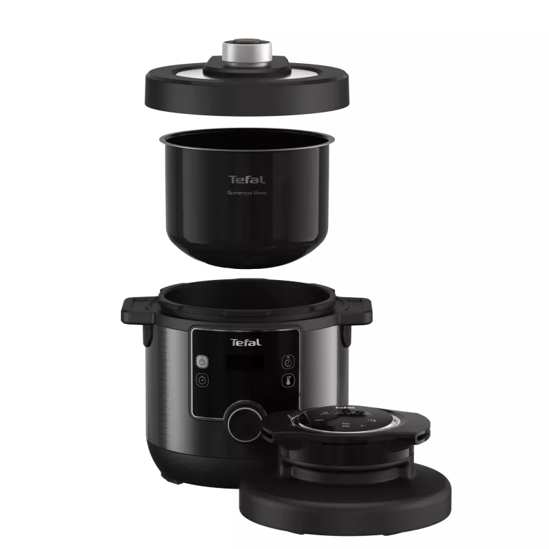 Multivāres-tvaicētājs Tefal Turbo Cuisine & Fry CY7788 — 7,6 l, 1200 W, 15 programmas, melns