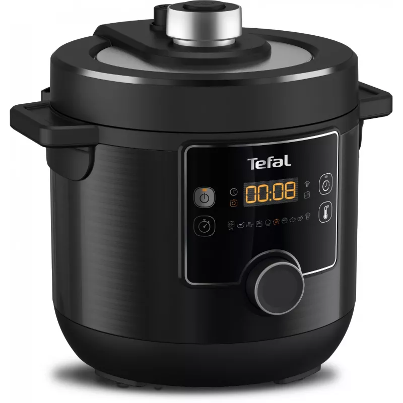 Multivāres-tvaicētājs Tefal Turbo Cuisine & Fry CY7788 — 7,6 l, 1200 W, 15 programmas, melns
