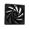 Viss vienā šķidruma dzesētājs DeepCool LS720S Zero Dark — 3×120 mm ventilatori, 360 mm radiators, 41 cm caurules, 6 W sūknis, LGA1151/AM4/AM5 atbalsts, melns