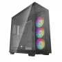 PC korpuss DeepCool CH780 Tower — Full Tower, E-ATX atbalsts, rūdīts stikls, aRGB, USB-C, max GPU 480mm