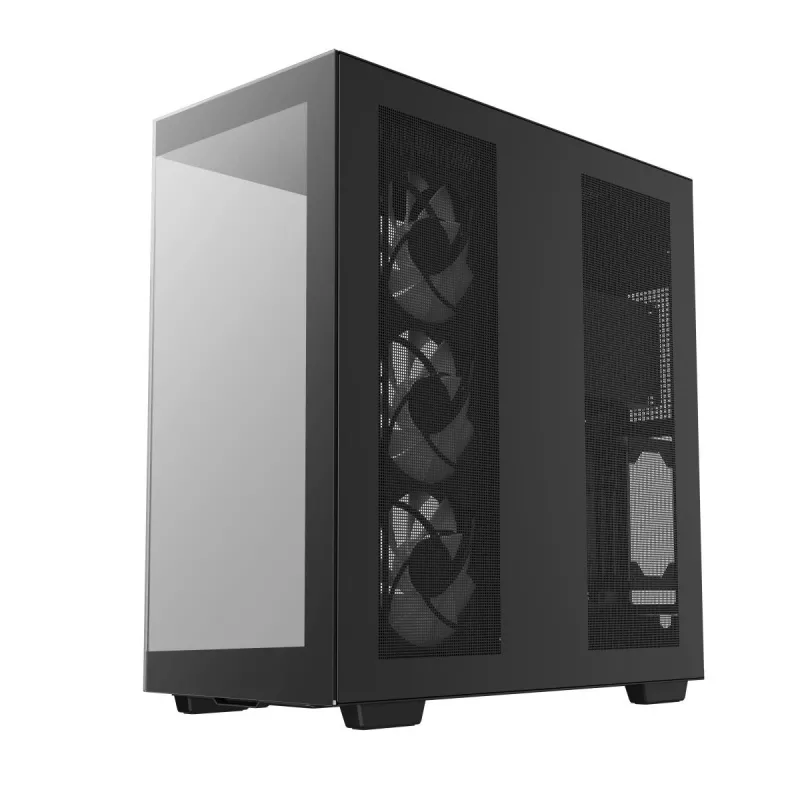 PC korpuss DeepCool CH780 Tower — Full Tower, E-ATX atbalsts, rūdīts stikls, aRGB, USB-C, max GPU 480mm