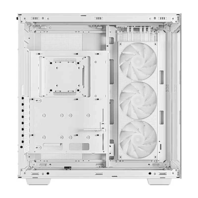 PC korpuss DeepCool CH780 WH Tower White — Full Tower, E-ATX, rūdīts stikls, aRGB, 48 cm GPU, 13.2 cm CPU dzesētājs