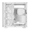 PC korpuss DeepCool CH780 WH Tower White — Full Tower, E-ATX, rūdīts stikls, aRGB, 48 cm GPU, 13.2 cm CPU dzesētājs