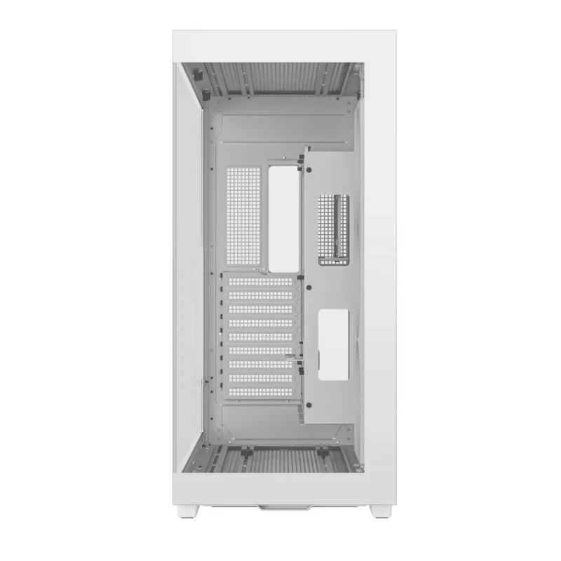 PC korpuss DeepCool CH780 WH Tower White — Full Tower, E-ATX, rūdīts stikls, aRGB, 48 cm GPU, 13.2 cm CPU dzesētājs