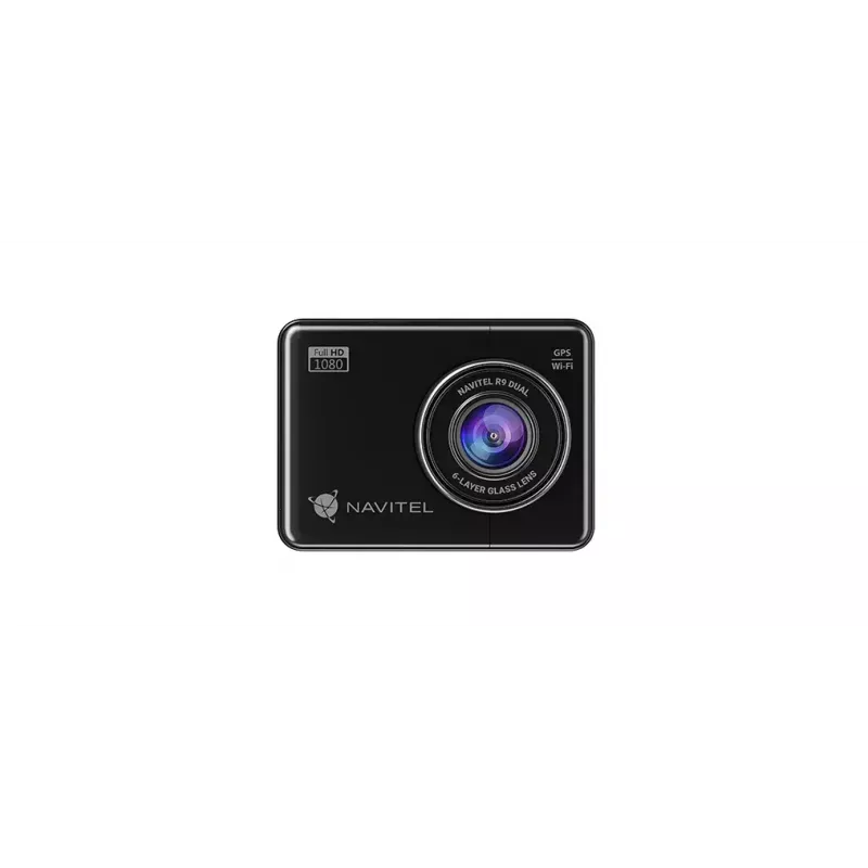 Dashcam Navitel R9 Dual Full HD Wi-Fi Akumulators Melna