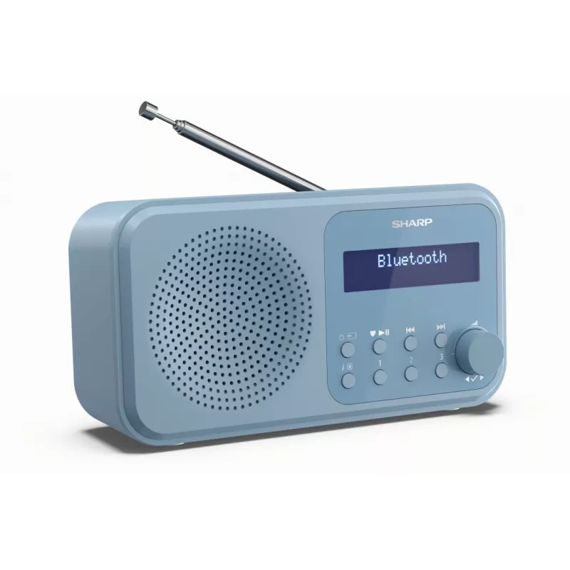 Sharp DR-P420(BL) Tokijas portatīvais digitālais radio, portatīvs, digitāls, DAB, DAB+, FM, automātiskā skenēšana, automātiskā skaņošana, 2 W, AAC