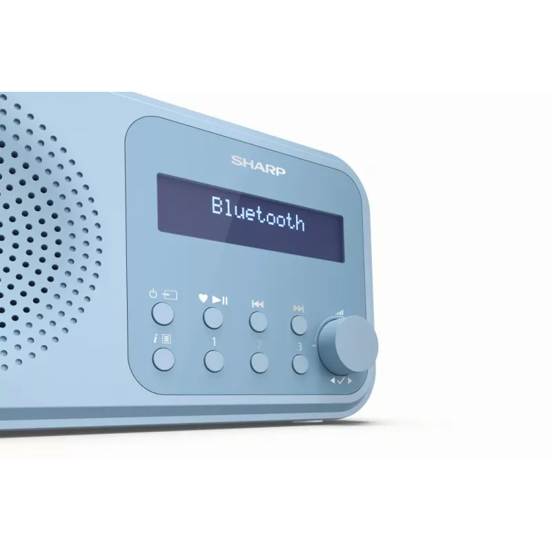 Sharp DR-P420(BL) Tokijas portatīvais digitālais radio, portatīvs, digitāls, DAB, DAB+, FM, automātiskā skenēšana, automātiskā skaņošana, 2 W, AAC
