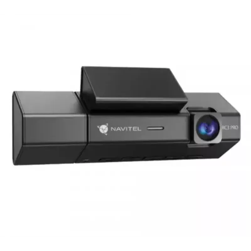 Dashcam Navitel RC3 PRO auto kamera — Full HD 1920x1080, 106° leņķis, dubultkamera, IPS 3.16 collu displejs, MicroSD līdz 128 GB, USB barošana