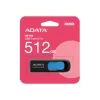 ADATA UV128 USB zibatmiņa 512 GB USB Type-A 3.2 Gen 1 (3.1 Gen 1) melna, zila