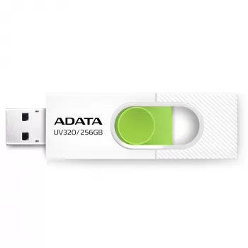 ADATA UV320 USB zibatmiņa 256 GB USB Type-A 3.2 Gen 1 (3.1 Gen 1) Zaļa, Balta