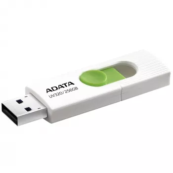 ADATA UV320 USB zibatmiņa 256 GB USB Type-A 3.2 Gen 1 (3.1 Gen 1) Zaļa, Balta