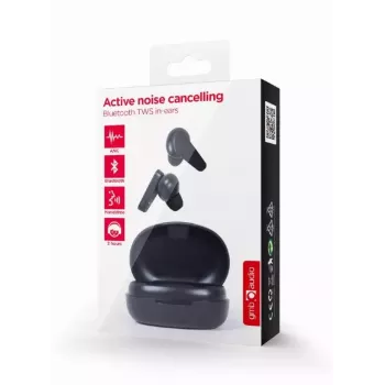 GEMBIRD Malmo bezvadu TWS austiņas ar ANC - stereo - Bluetooth - melna