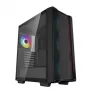 PC korpuss DeepCool CC560 ARGB V2 Midi Tower Melns — ATX/Micro‑ATX/Mini‑ITX, rūdīts stikls, aRGB, atbalsta līdz 370 mm GPU