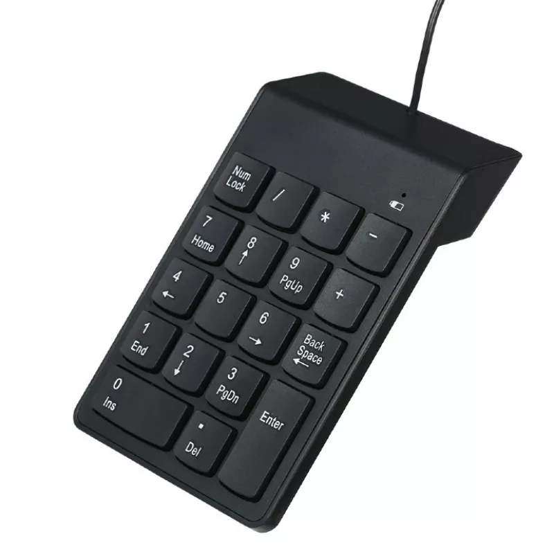 Cipartastatūra GEMBIRD KPD-U-03 USB 18 taustiņu šķērveida slēdzis, 1,45 m kabelis, melna