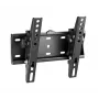 Sienas TV kronšteins Gembird WM-42T-02 23–42 collu televizoriem, slīpums -12°/+12°, VESA 75x75–200x200, 30 kg, melns, 5,3 cm