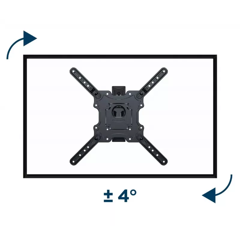 GEMBIRD Premium Full-Motion TV sienas stiprinājums, 32 inch–55 inch, 32 kg