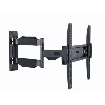 TV sienas stiprinājums Gembird WM-55ST-02 32–55 collu ekrāniem, VESA 100x100–400x400, slīpums -5°–8°, attālums no sienas 6.5–61 cm, 30 kg, melns