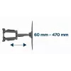 TV stiprinājums Gembird WM-58ST-01 tērauda 58 collas 36.4 kg kravnesība