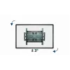 TV sienas stiprinājums Gembird WM-80ST-01, tērauds, 40–80 collu ekrāniem, 50 kg, VESA 100×100–600×400, noliecot un grozot