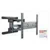 TV sienas stiprinājums Gembird WM-80ST-01, tērauds, 40–80 collu ekrāniem, 50 kg, VESA 100×100–600×400, noliecot un grozot