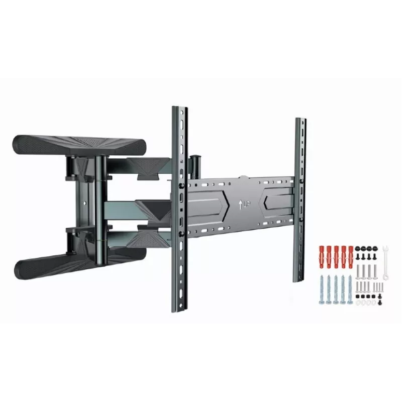 TV sienas stiprinājums Gembird WM-80ST-01, tērauds, 40–80 collu ekrāniem, 50 kg, VESA 100×100–600×400, noliecot un grozot