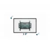 TV sienas stiprinājums Gembird WM-80ST-01, tērauds, 40–80 collu ekrāniem, 50 kg, VESA 100×100–600×400, noliecot un grozot