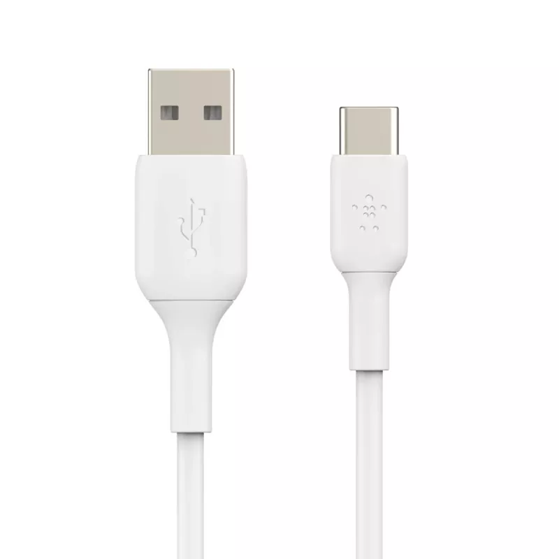 USB kabelis Belkin BoostCharge CAB001BT1MWH 1 m USB A uz USB C, balts