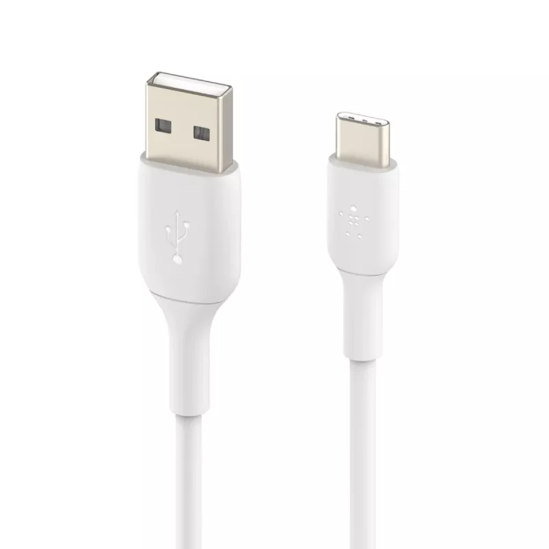 USB kabelis Belkin BoostCharge CAB001BT1MWH 1 m USB A uz USB C, balts