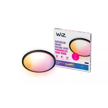 Smart griestu lampa wizarding world Superslim Ceiling 32 W, melna, 545×545×38 mm, 220–240 V